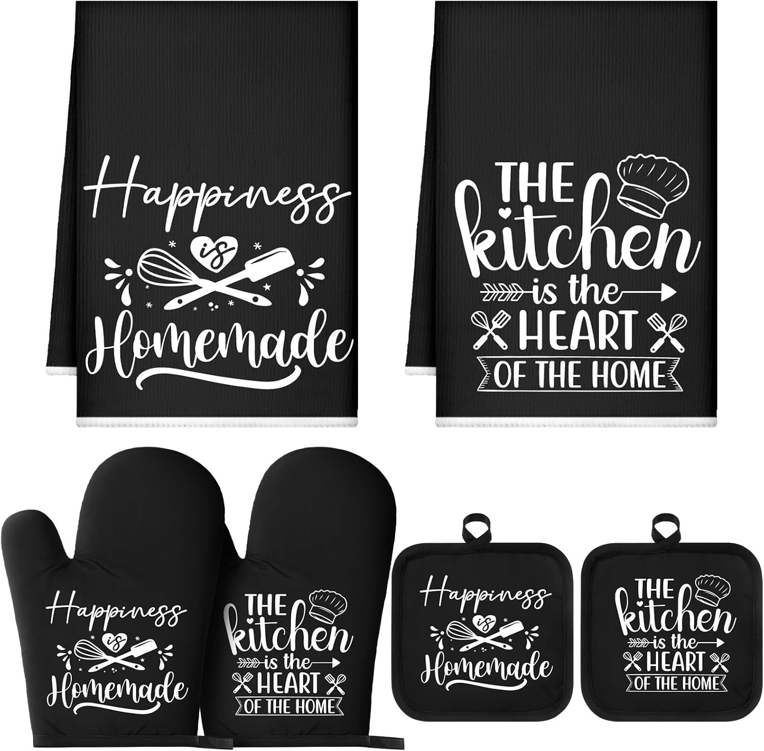 Crafted Kitchen Essentials - 6-Piece Essential Kitchen Accessories Set