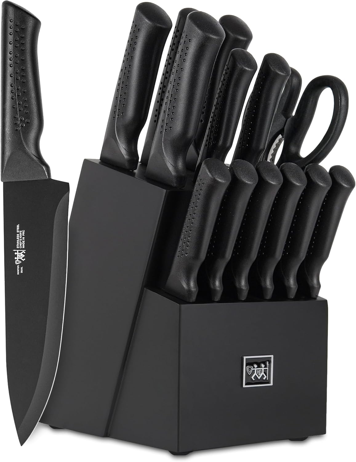 Hundop 15-Piece Kitchen Knife Set Durable Rugged Kitchen Knives