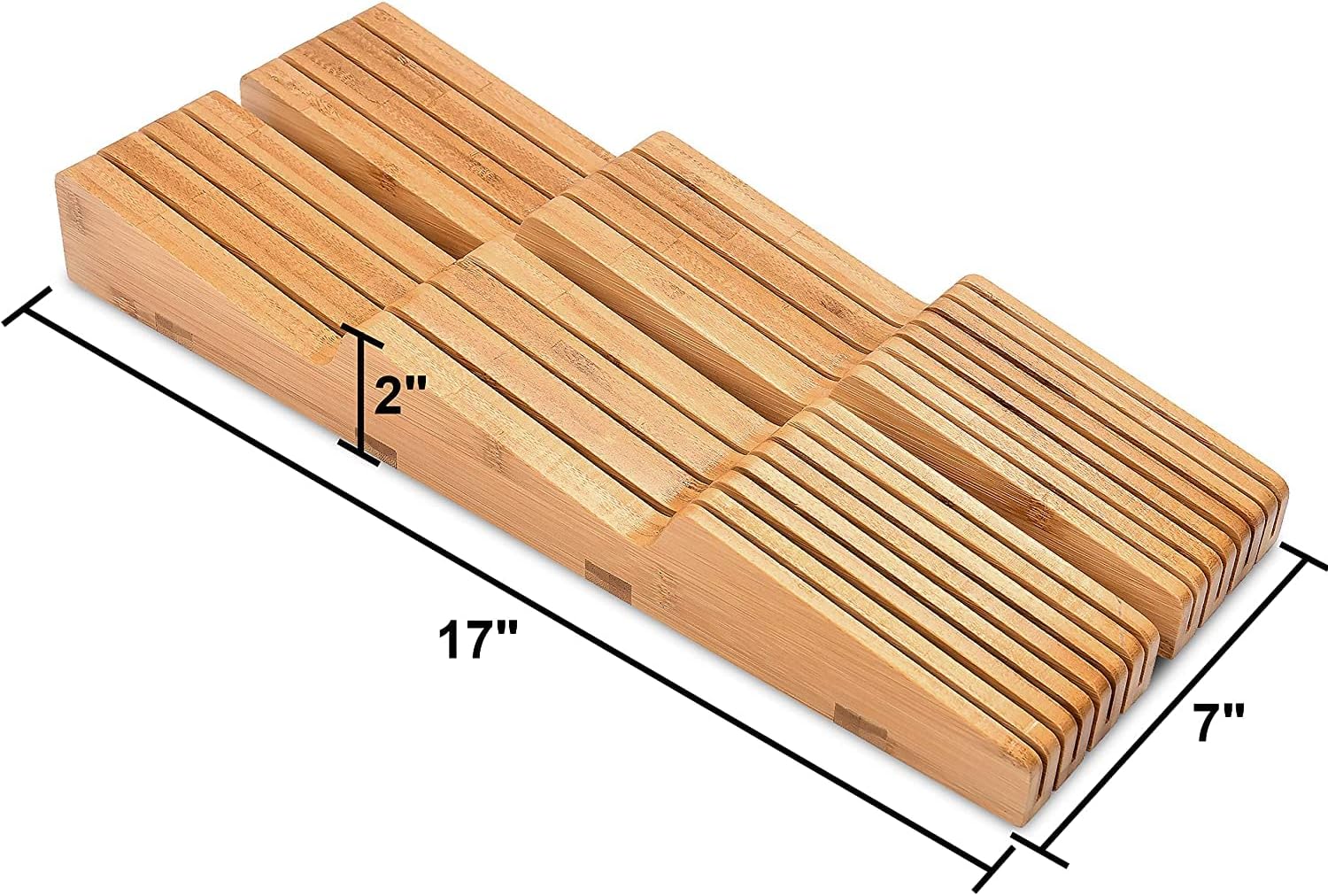 Homemaid Living 16 Knives Bamboo Knife Block