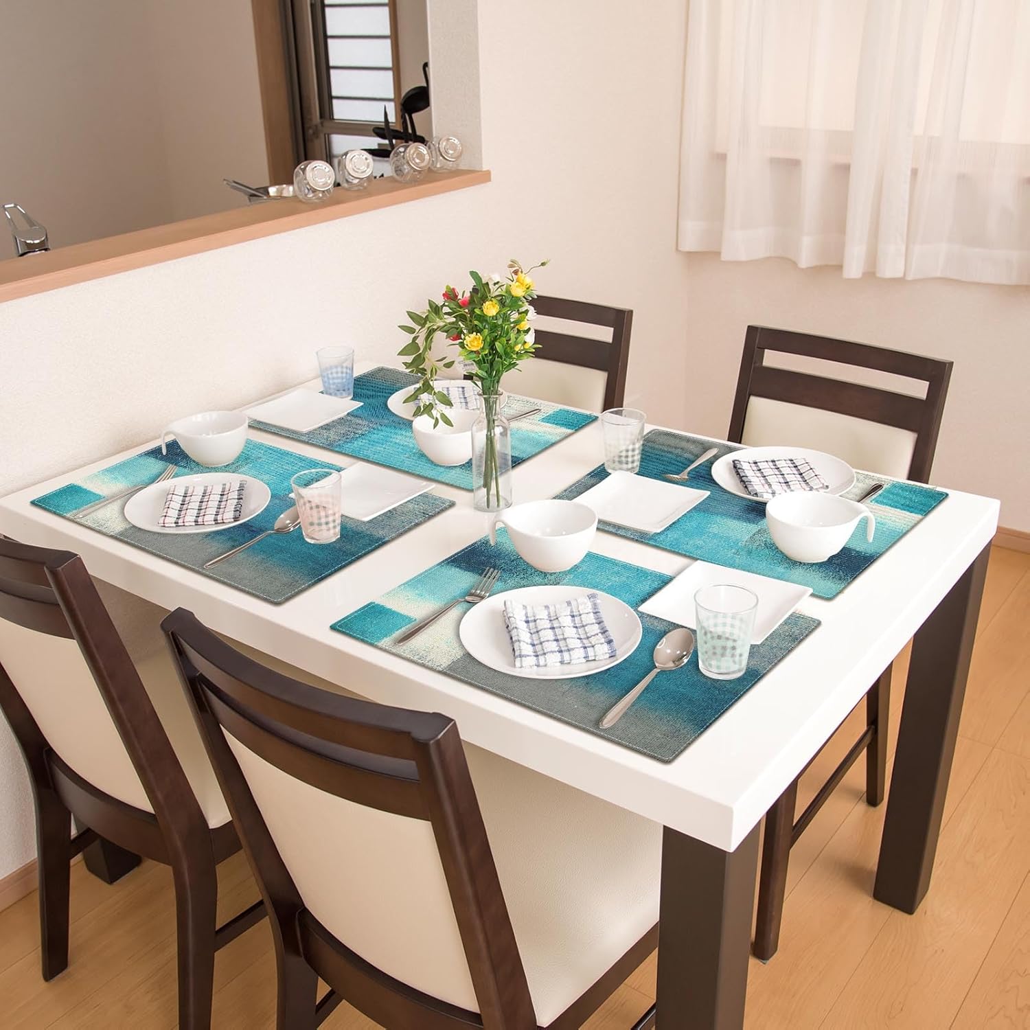 Emvency Farmhouse Placemats Set of 4