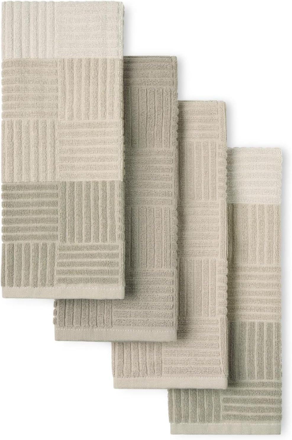 TOWN COUNTRY BASICS 4-Pack Kitchen Towels