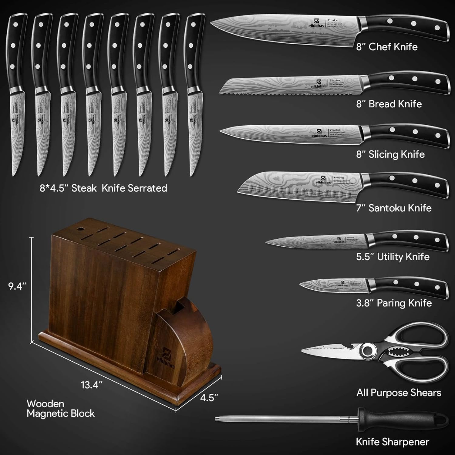 Premium German Stainless Steel Knife Set