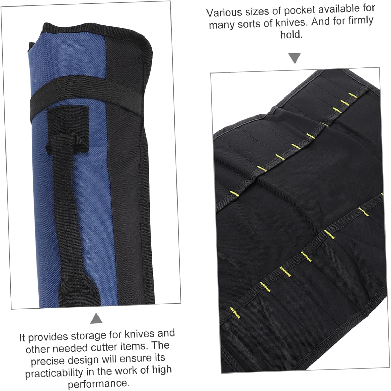 Versatile 22-Pocket Knife Holder for Professional Homemakers
