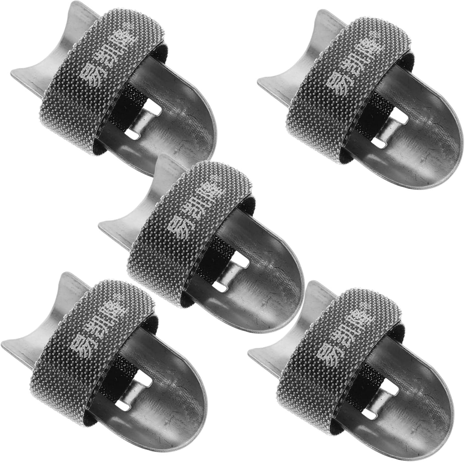 5PCS Stainless Steel Knives Set with Finger Protectors for Chopping Guards