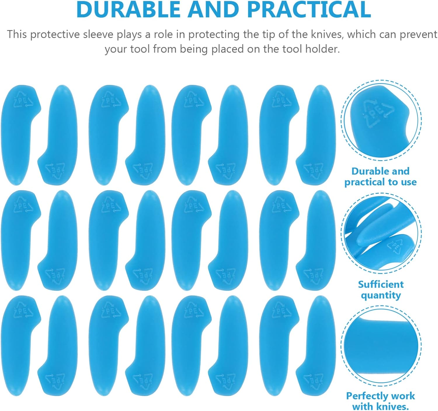 50-Piece Knife Tip Protector Set