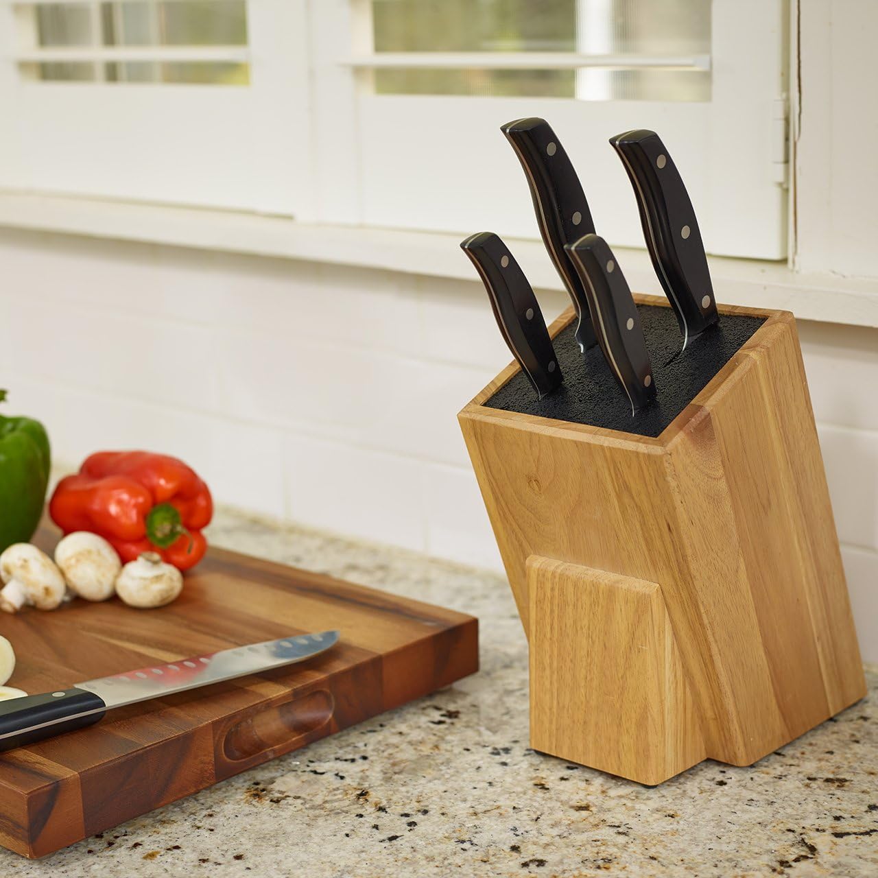 Durable Dice Knife Block for Home Use
