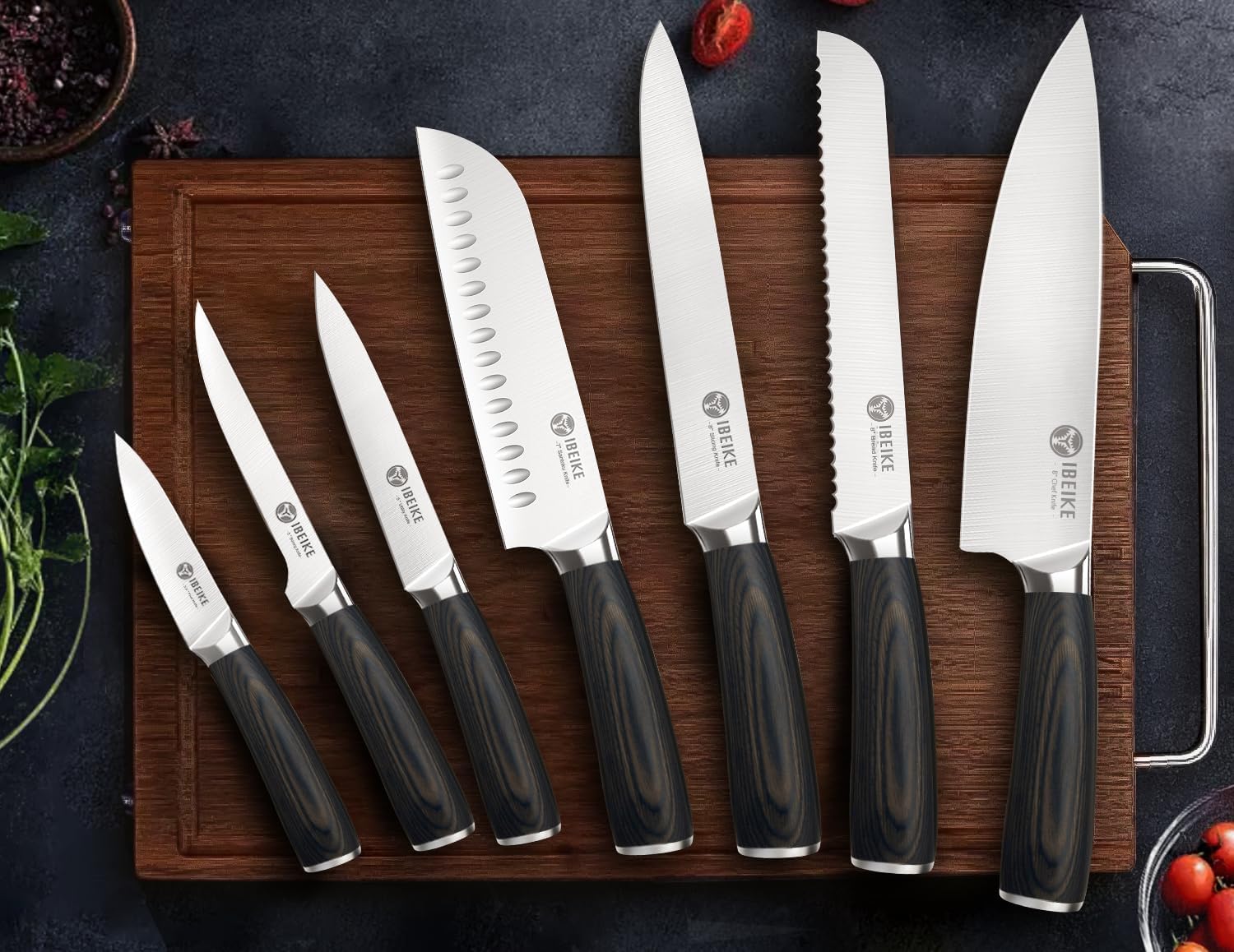 7-Piece Kitchen Knife Set