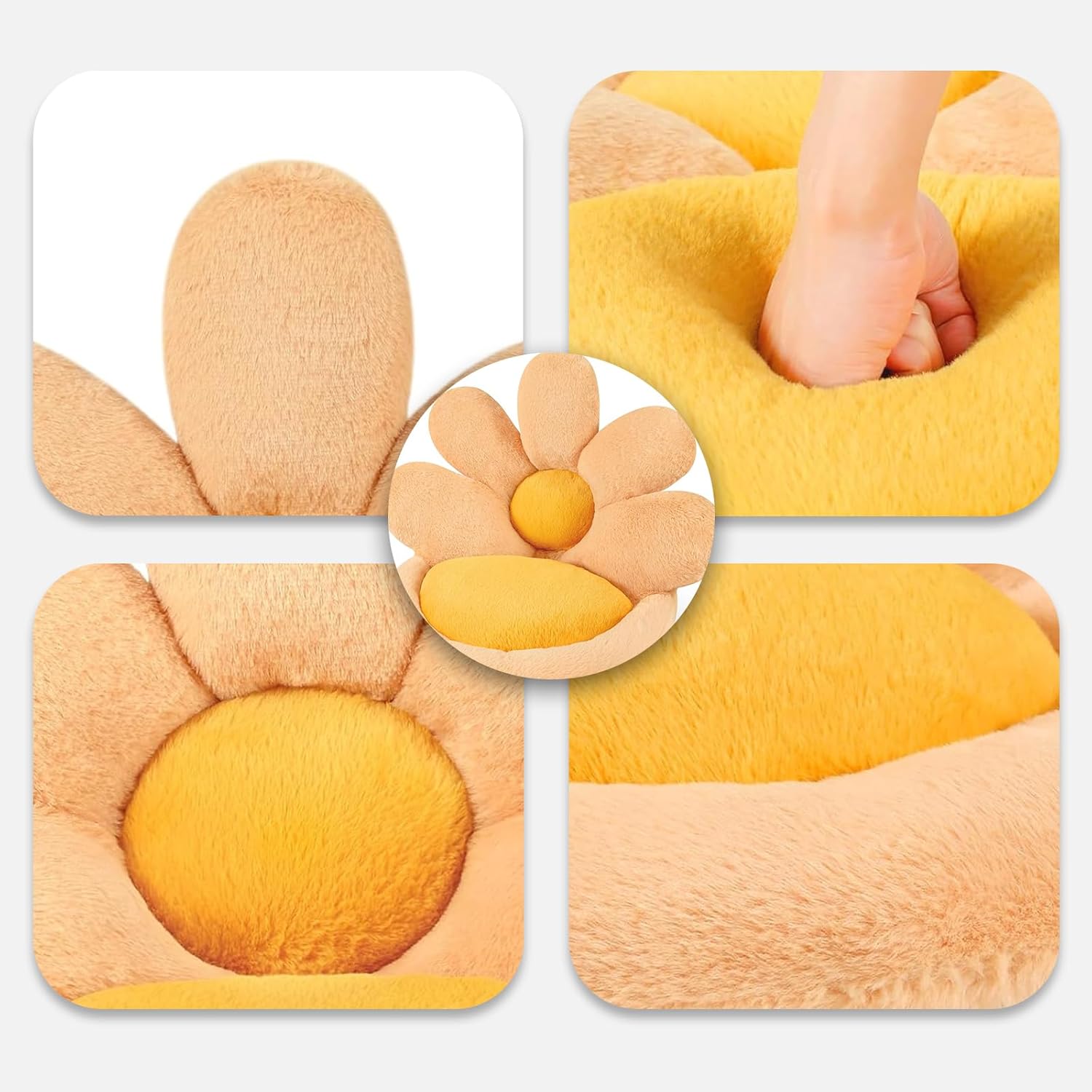 Premium Plush Flower Cushion for Comfort Style