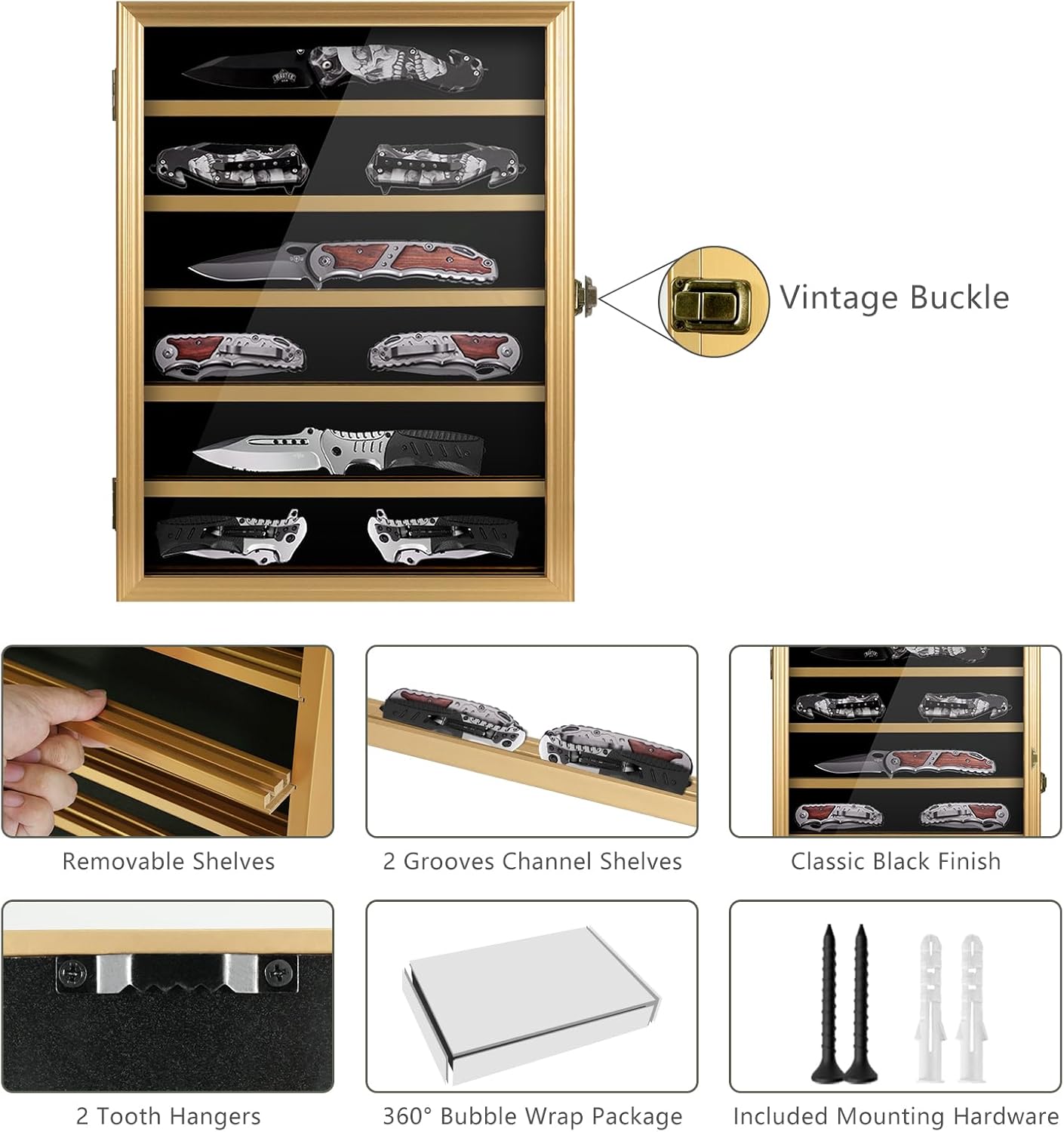 -multi-functional pocket knife display case