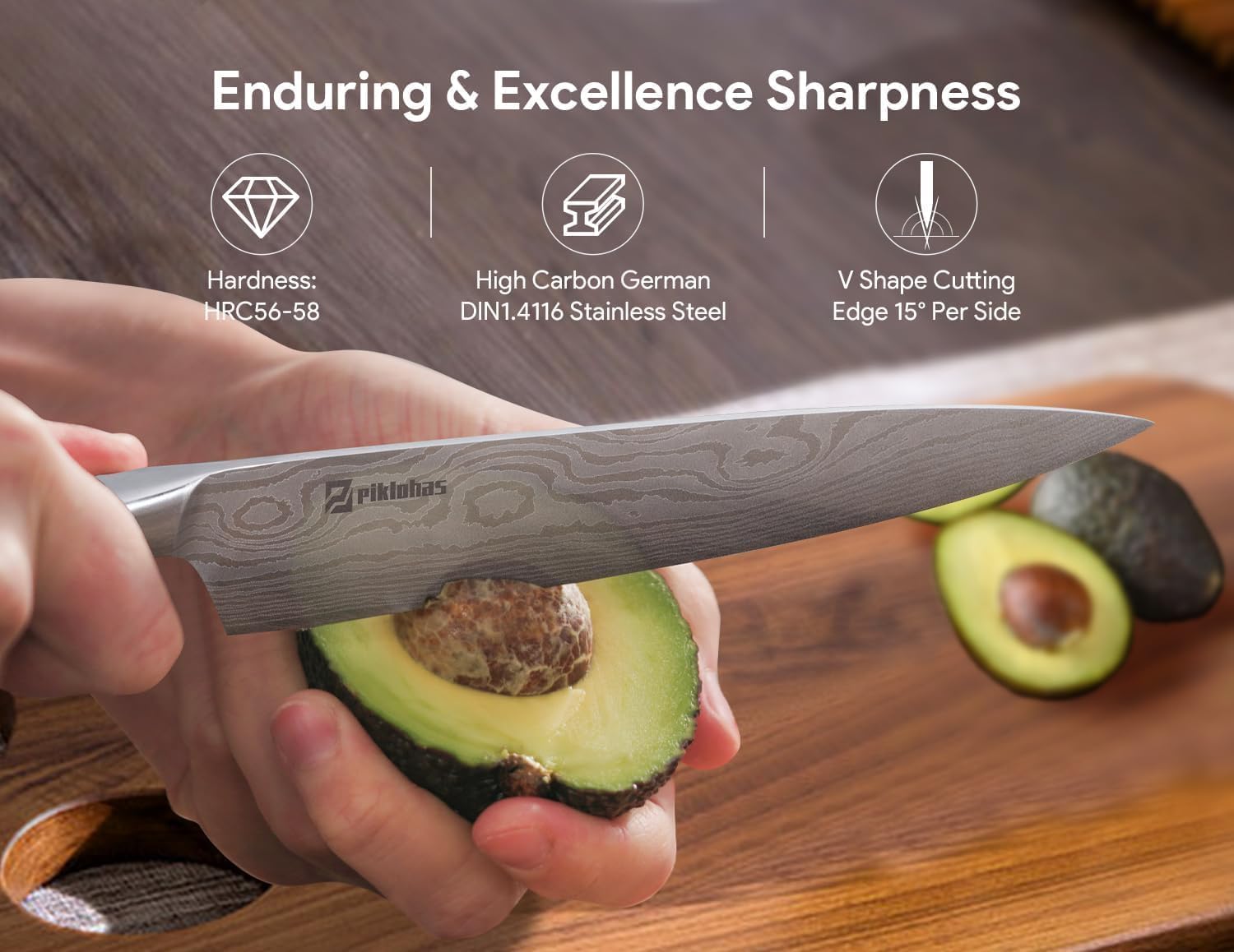 Ergonomic Germany r sharp Magnetic Knives Set