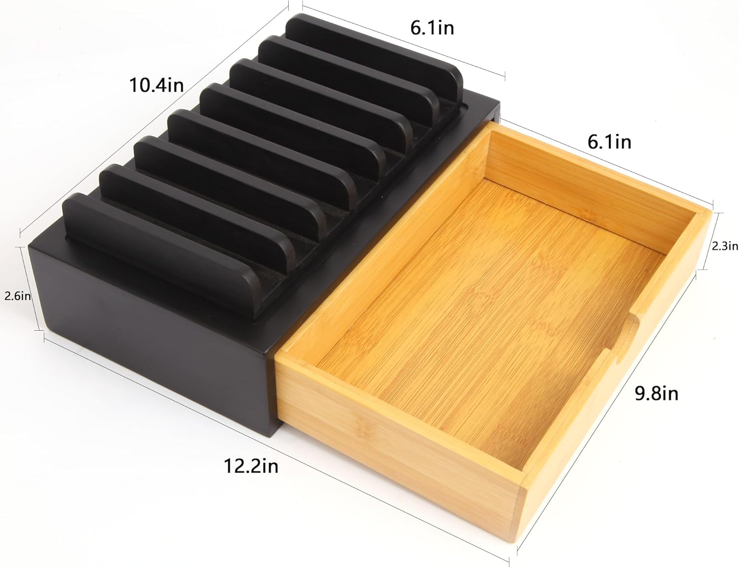 Smocchy EDC Knife Rack Holder 7 Knives_PT-Blk