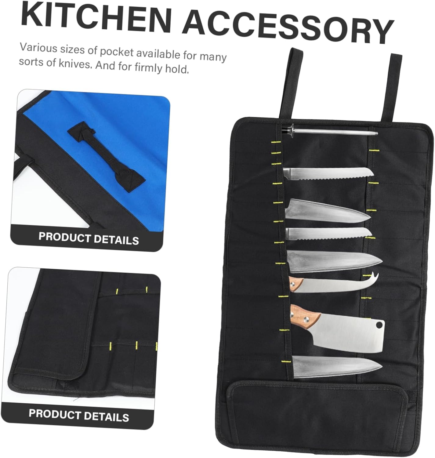 KICHOUSE Chef Knife Bag Easy to Carry Durable Stylish