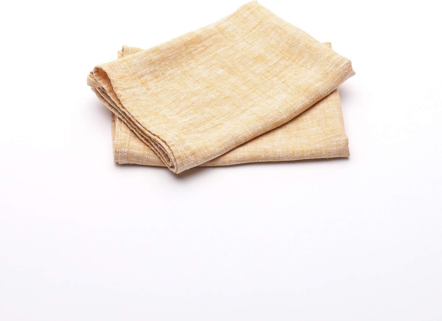 Premium 18x26 Gold Linen Tea Towels Machine Washable Made in Europe