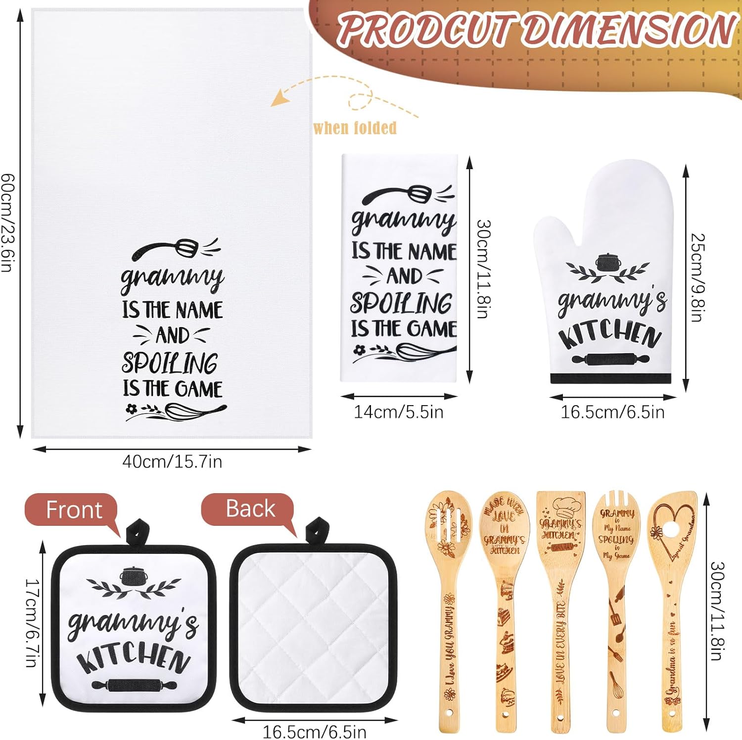 Leyndo 10-Piece Gifting Set Kitchen ToolsChristmasBirthdayHousewarming
