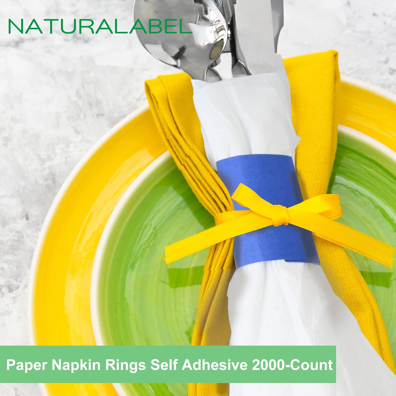 Reusable Napkin Rings 2000-Count Self-Adhesive Best Quality