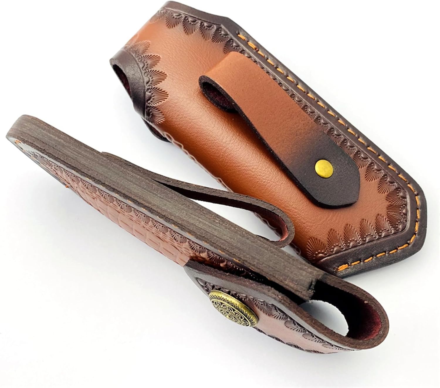 Foldable Leather Knives Case - Outdoor Camping Kitchen Use