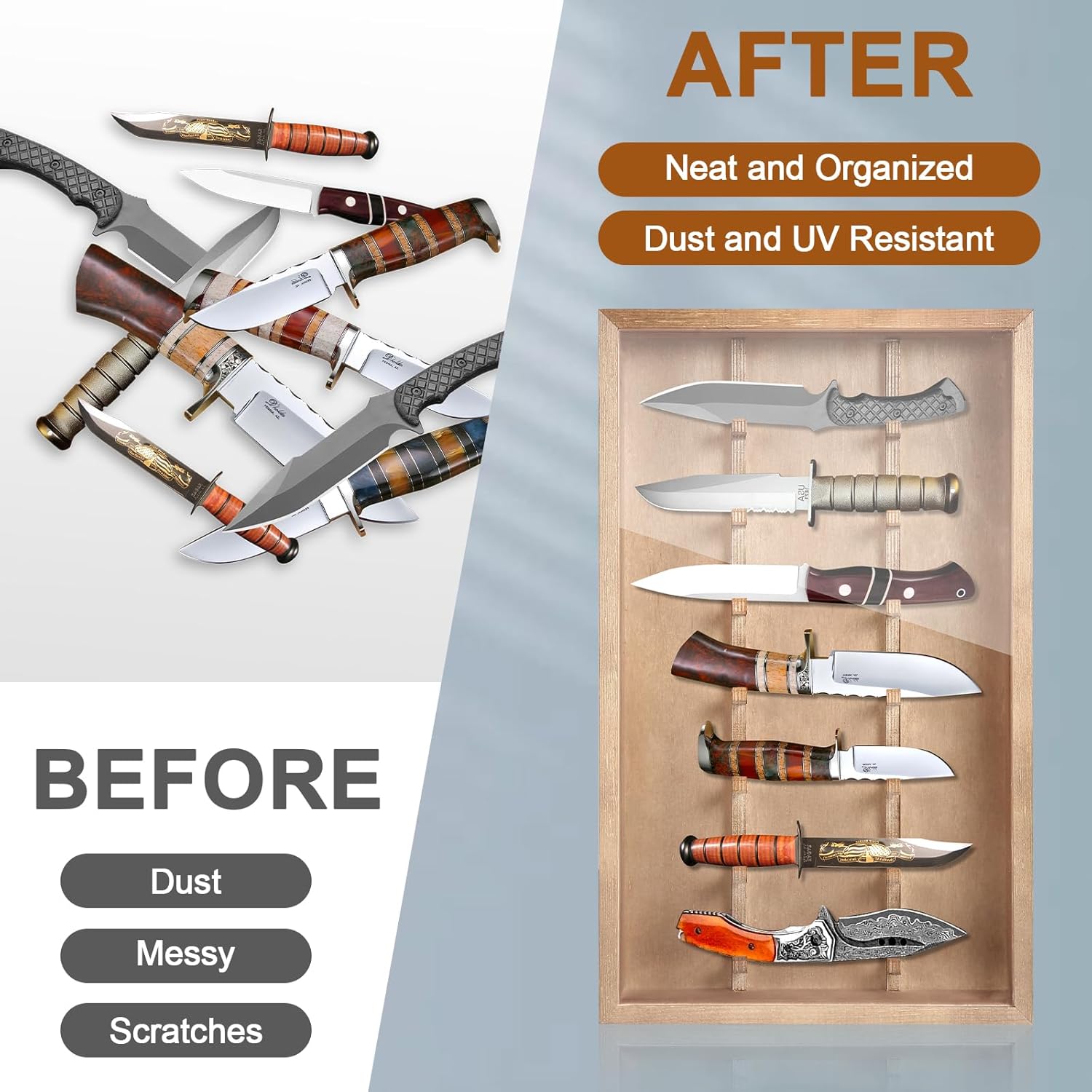 Knives Collection Display Case