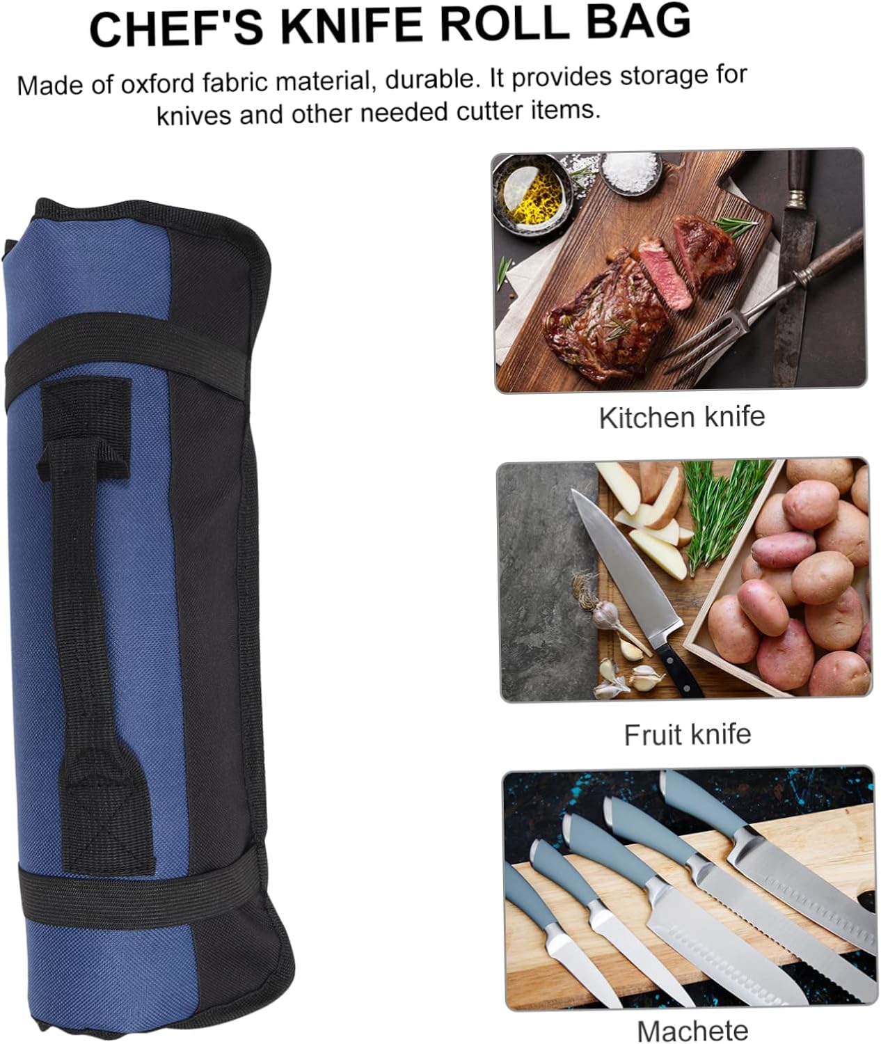 Versatile 22-Pocket Knife Holder for Professional Homemakers