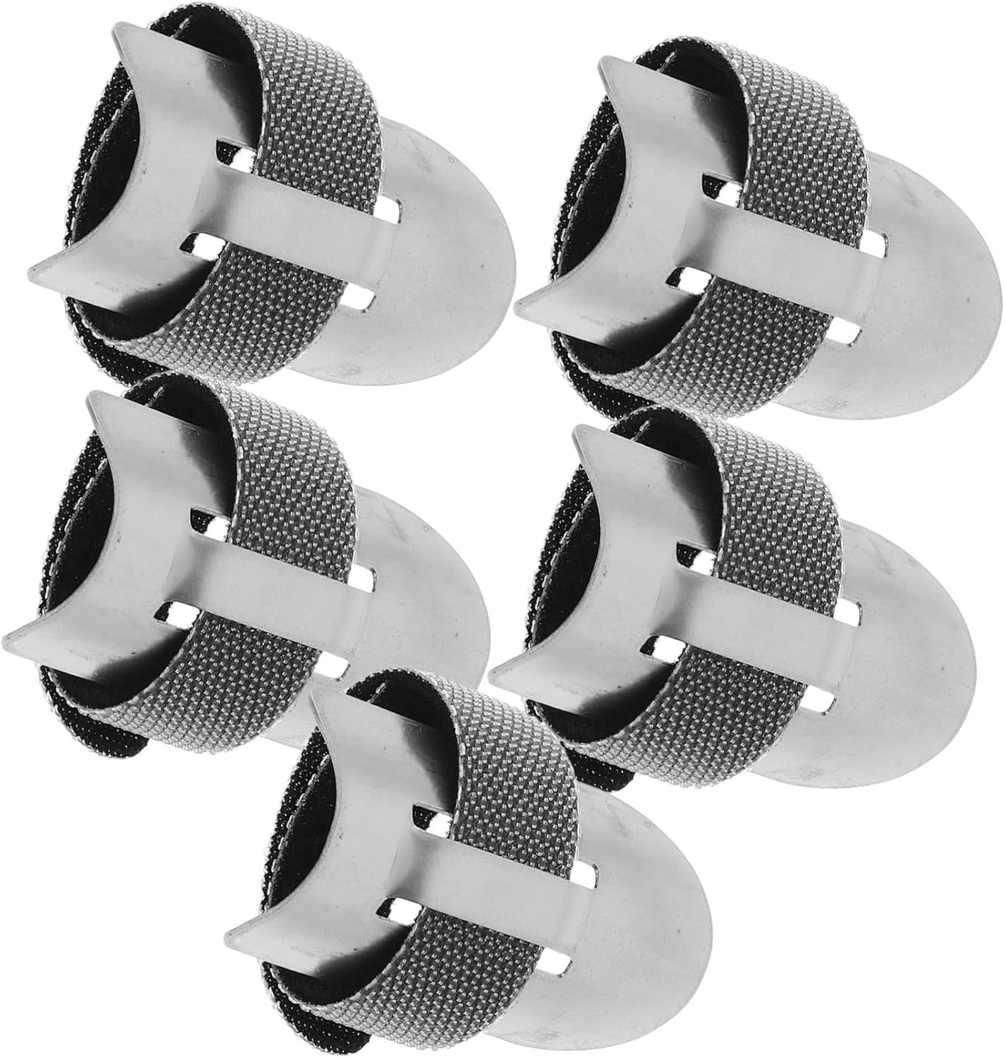 5PCS Stainless Steel Knives Set with Finger Protectors for Chopping Guards
