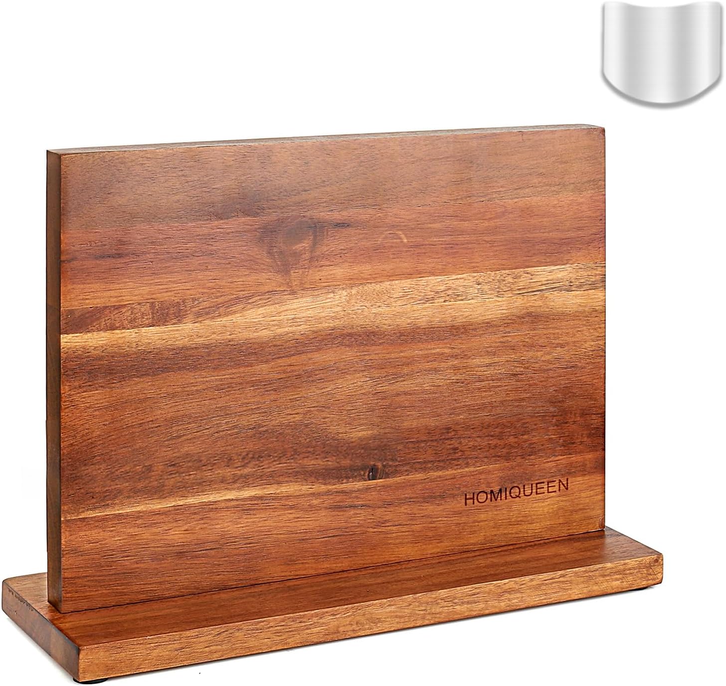HOMIQUEEN Magnetic Knife Block Double Sided