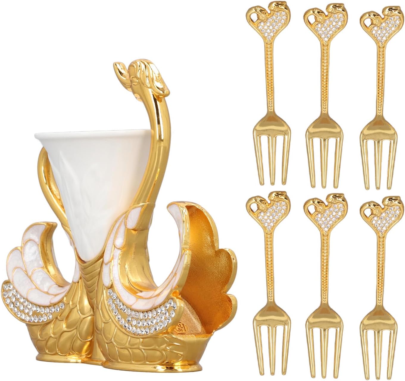 Durable Elegant 6-Piece DessertFruit Serving Set