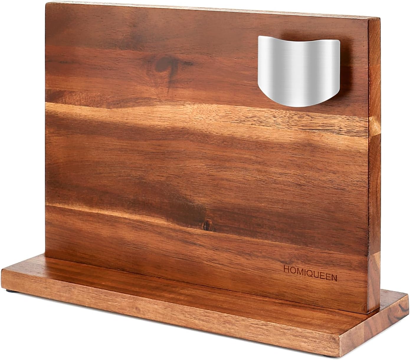HOMIQUEEN Magnetic Knife Block Double Sided