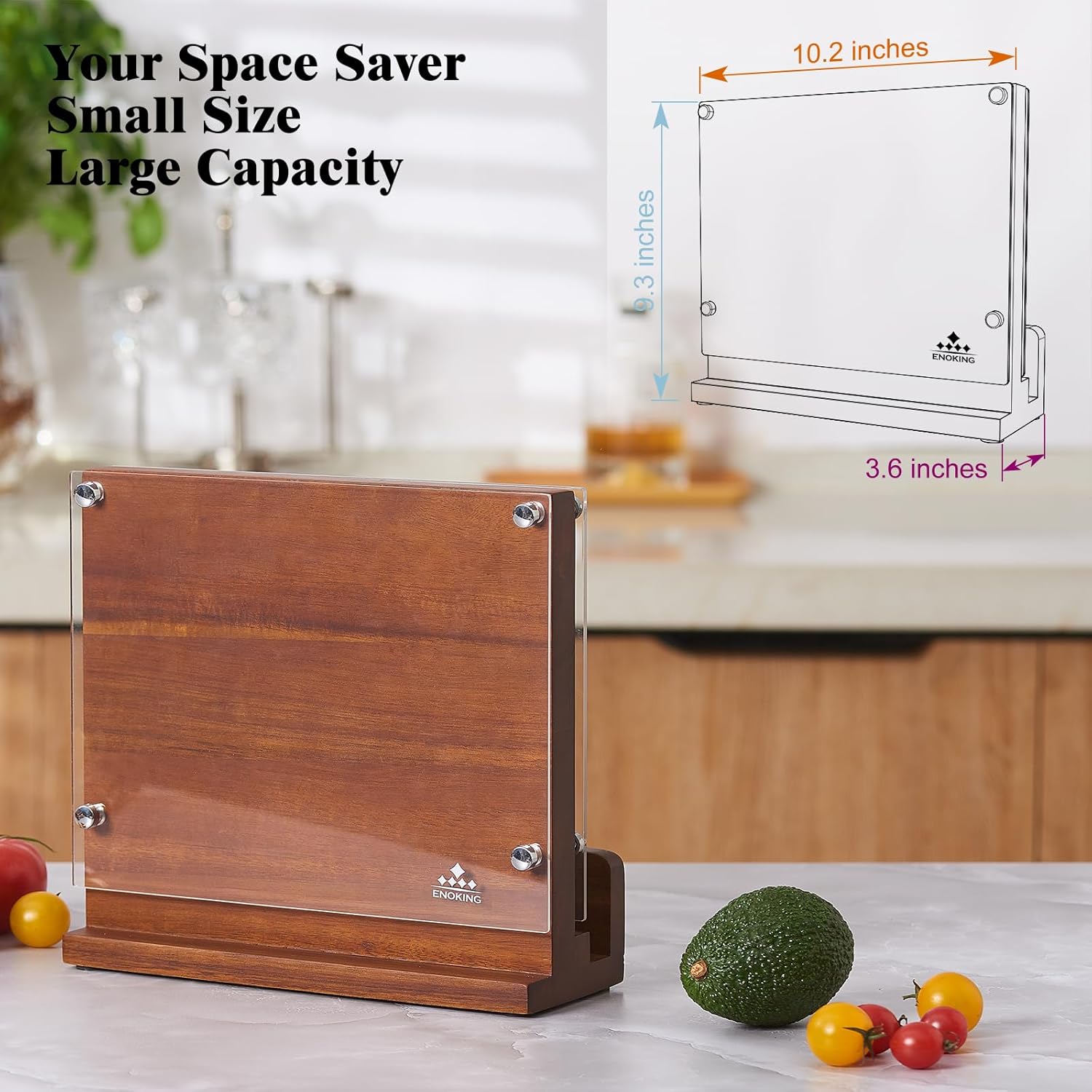 Safe Durable Magnetic Knife Block