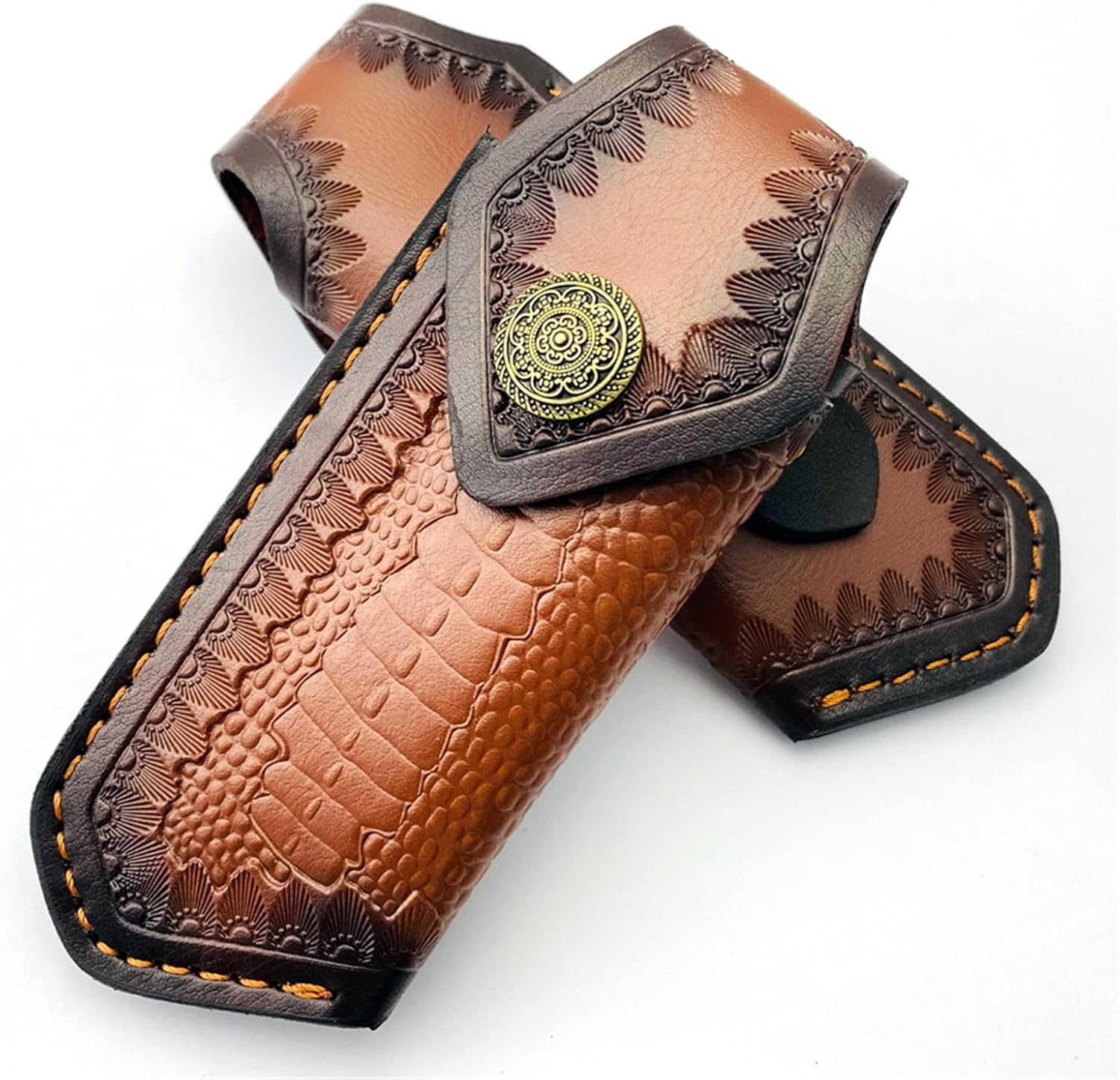 Foldable Leather Knives Case - Outdoor Camping Kitchen Use