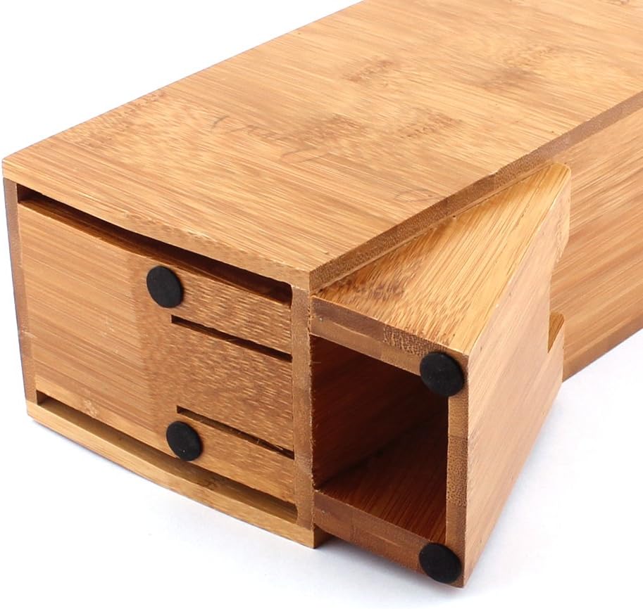 Wooden Kitchen Cutlery Cutter Holder with 7 Slots