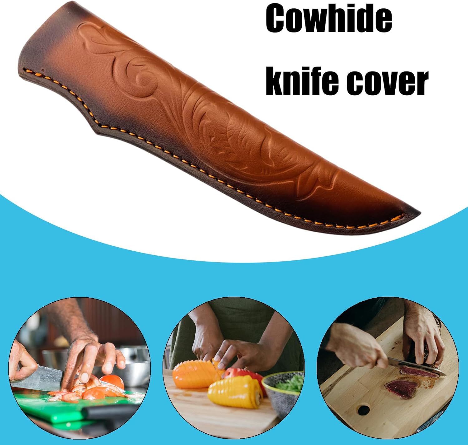 Premium Leather Cutter Sheath for Cleaning and Storage