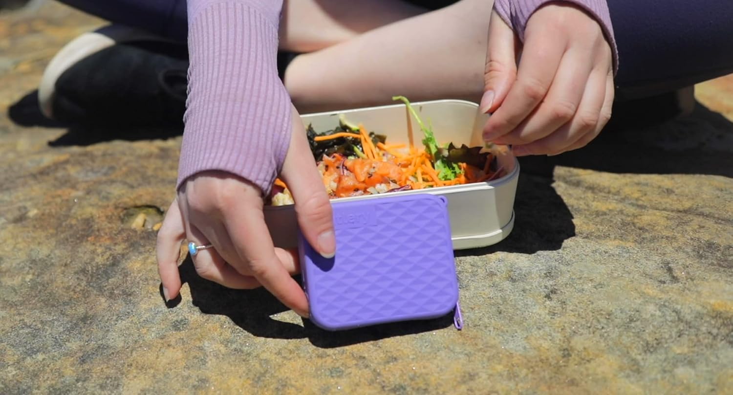 Reusable Silicone Pouch for Travel Cutlery