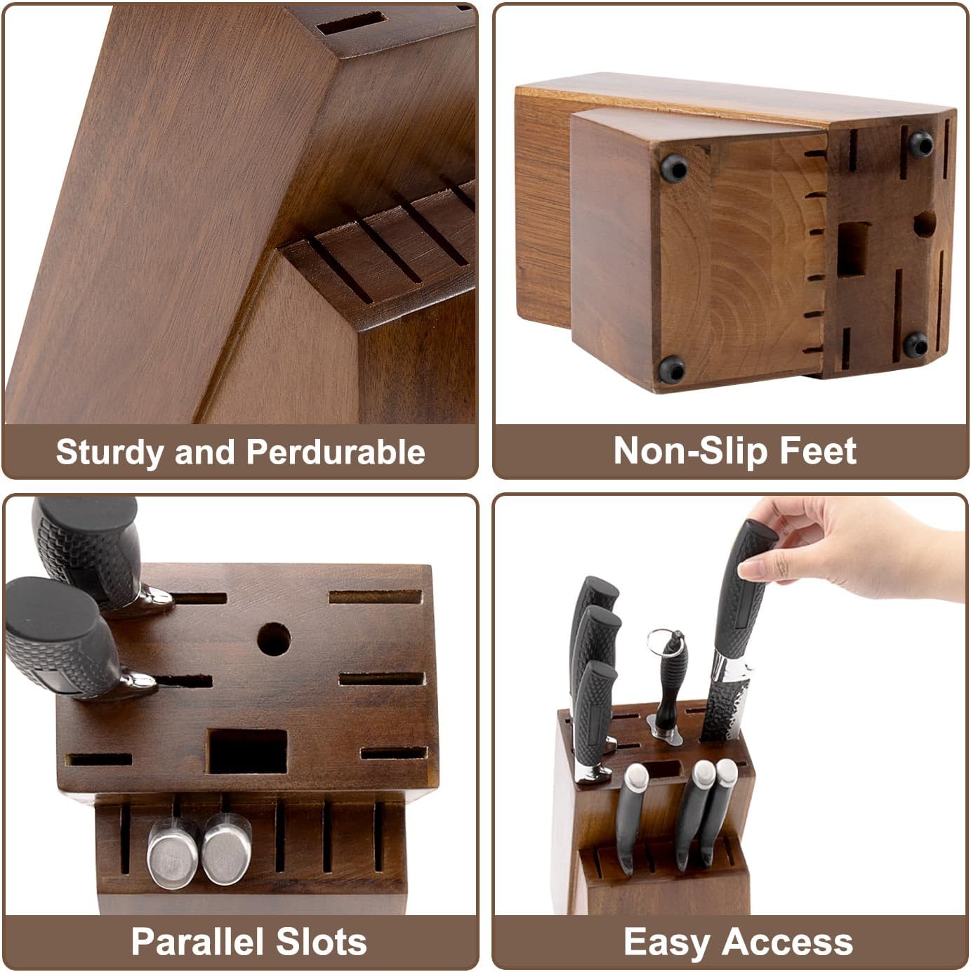 RedCall Universal Knife Block Holder with 14 Slots