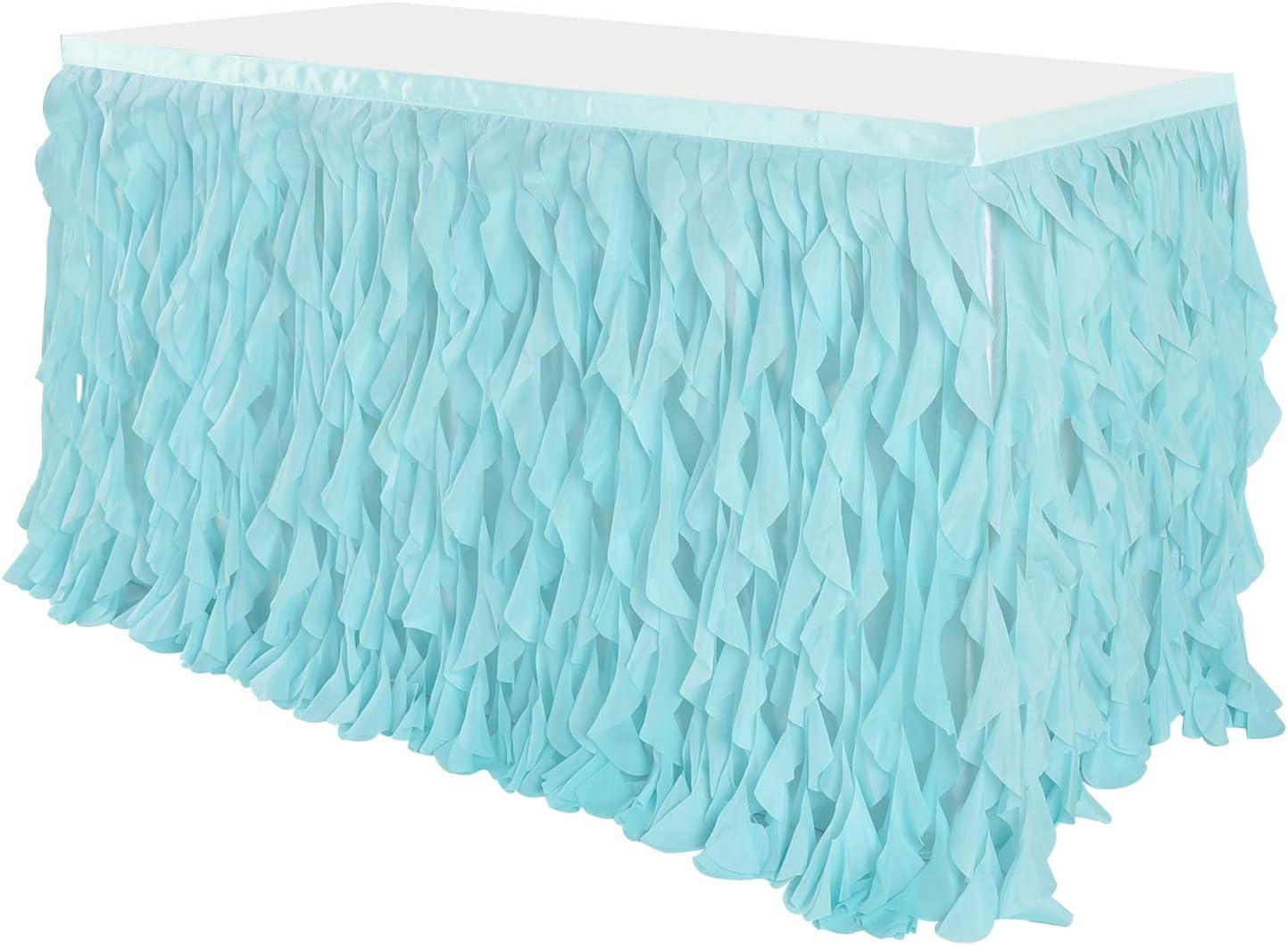 Mint Green Tutu Table Skirt for Mermaid Parties