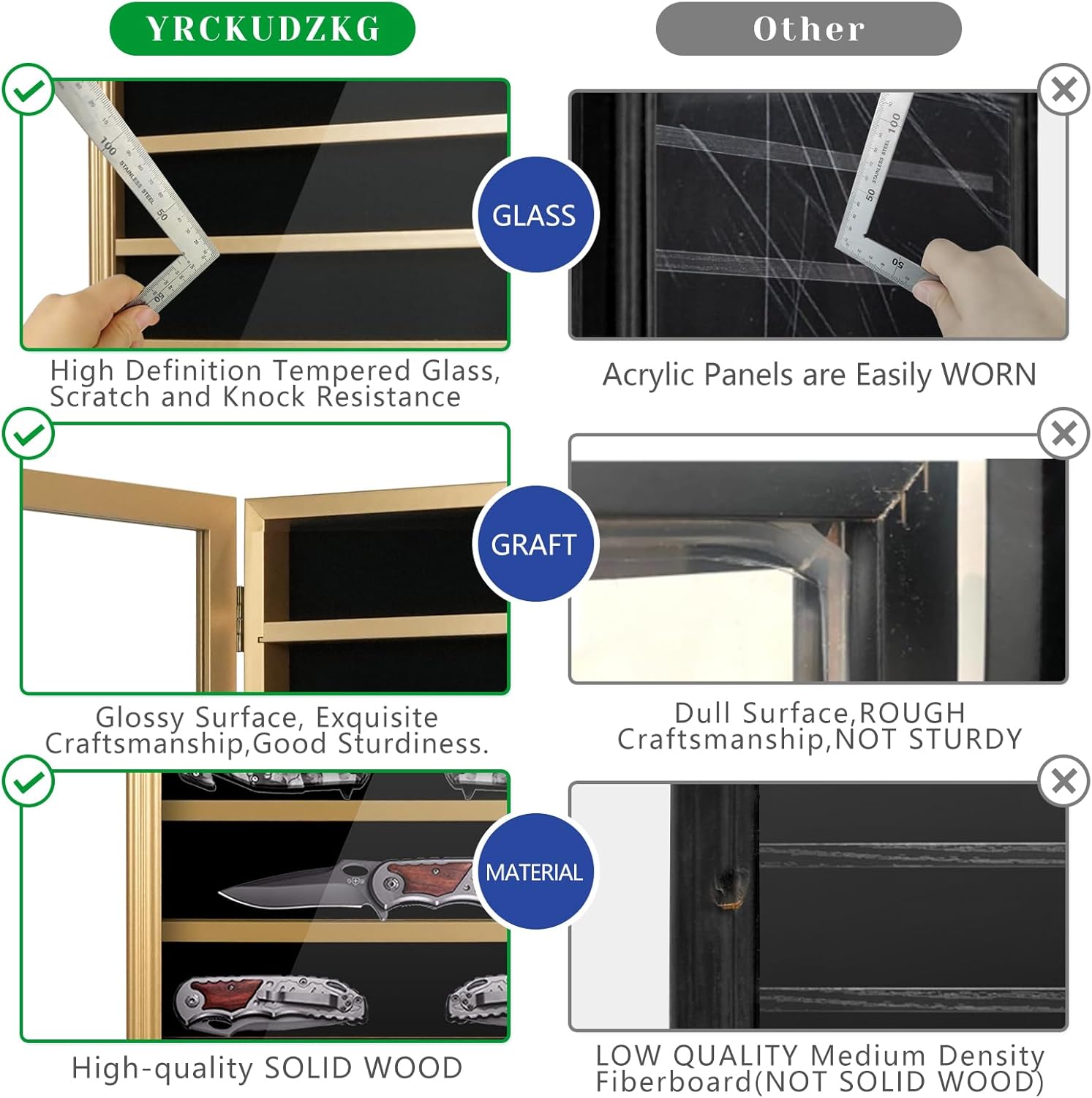 -multi-functional pocket knife display case