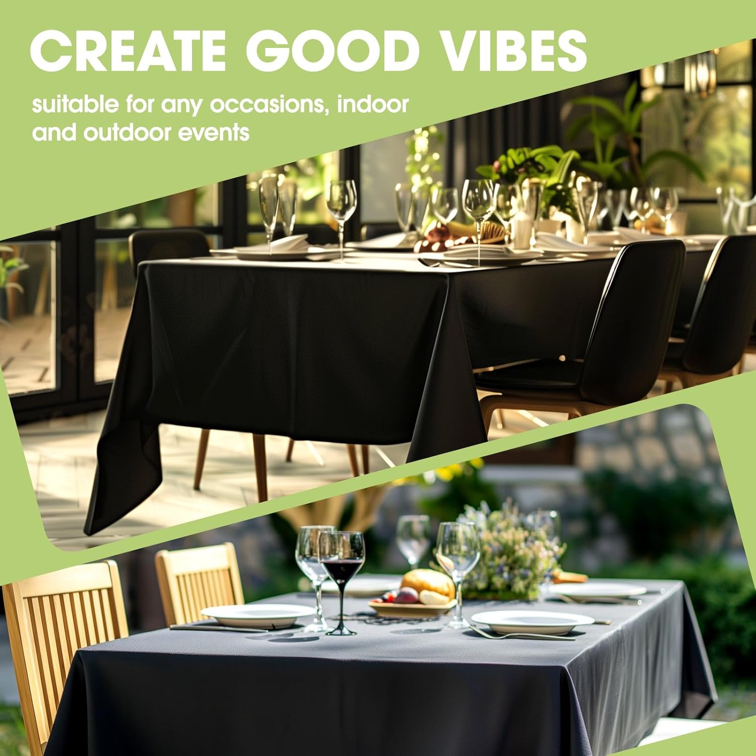 Pureegg 60x84 Tablecloth Premium and Durable for Parties and More