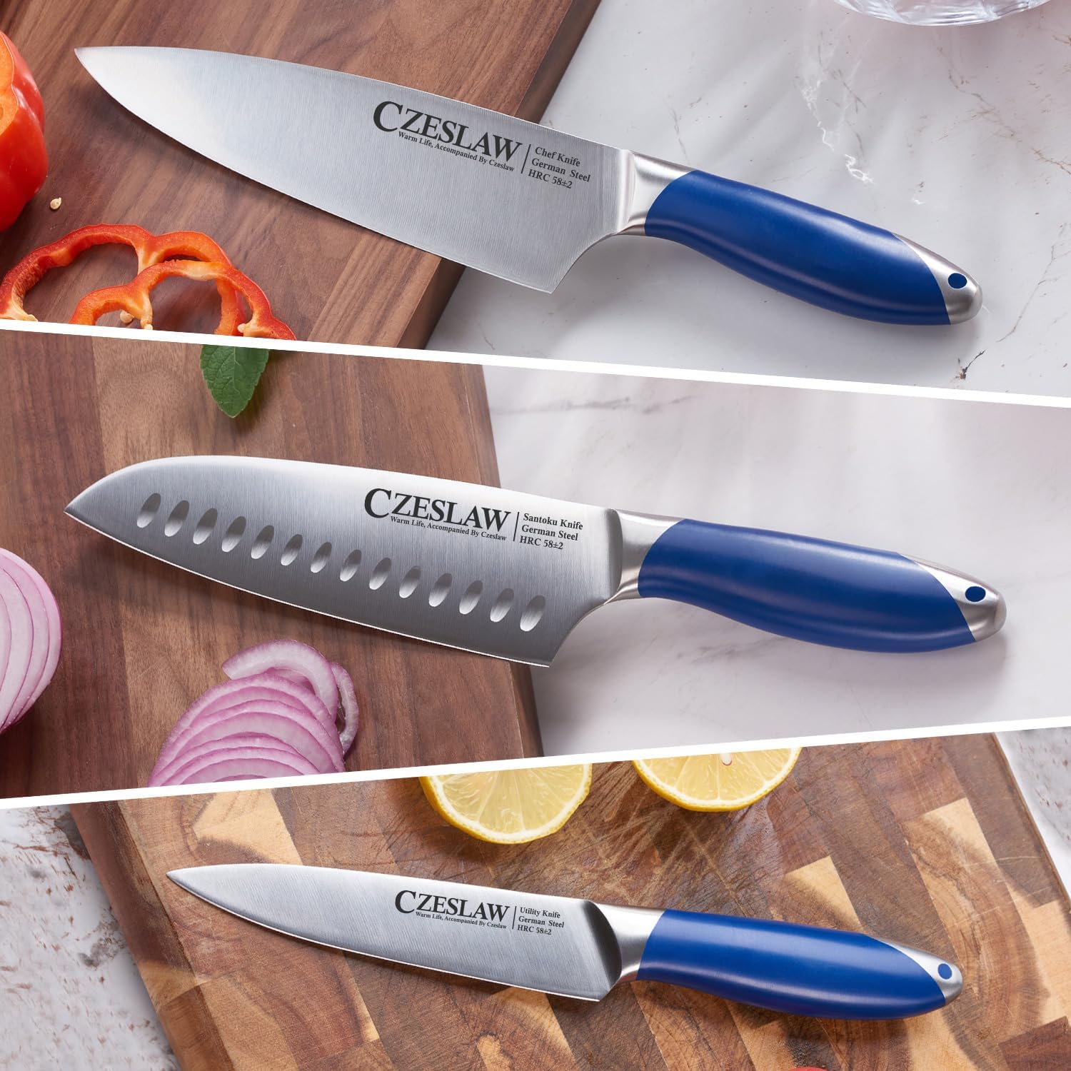 Czeslaw 3-Piece Chefs Knife Set
