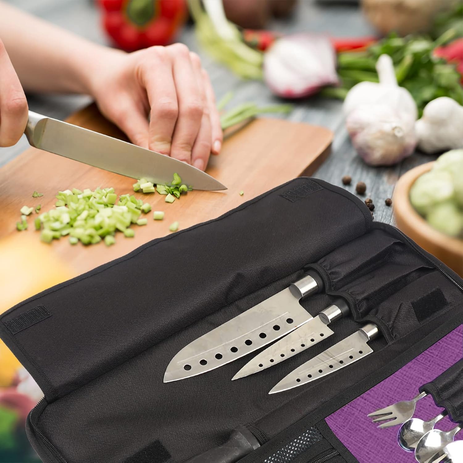 Premium Heavy Duty Chefs Knife Roll Bag