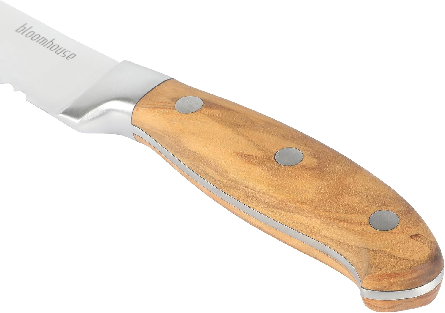 Versatile Italian Olive Wood Knife Set