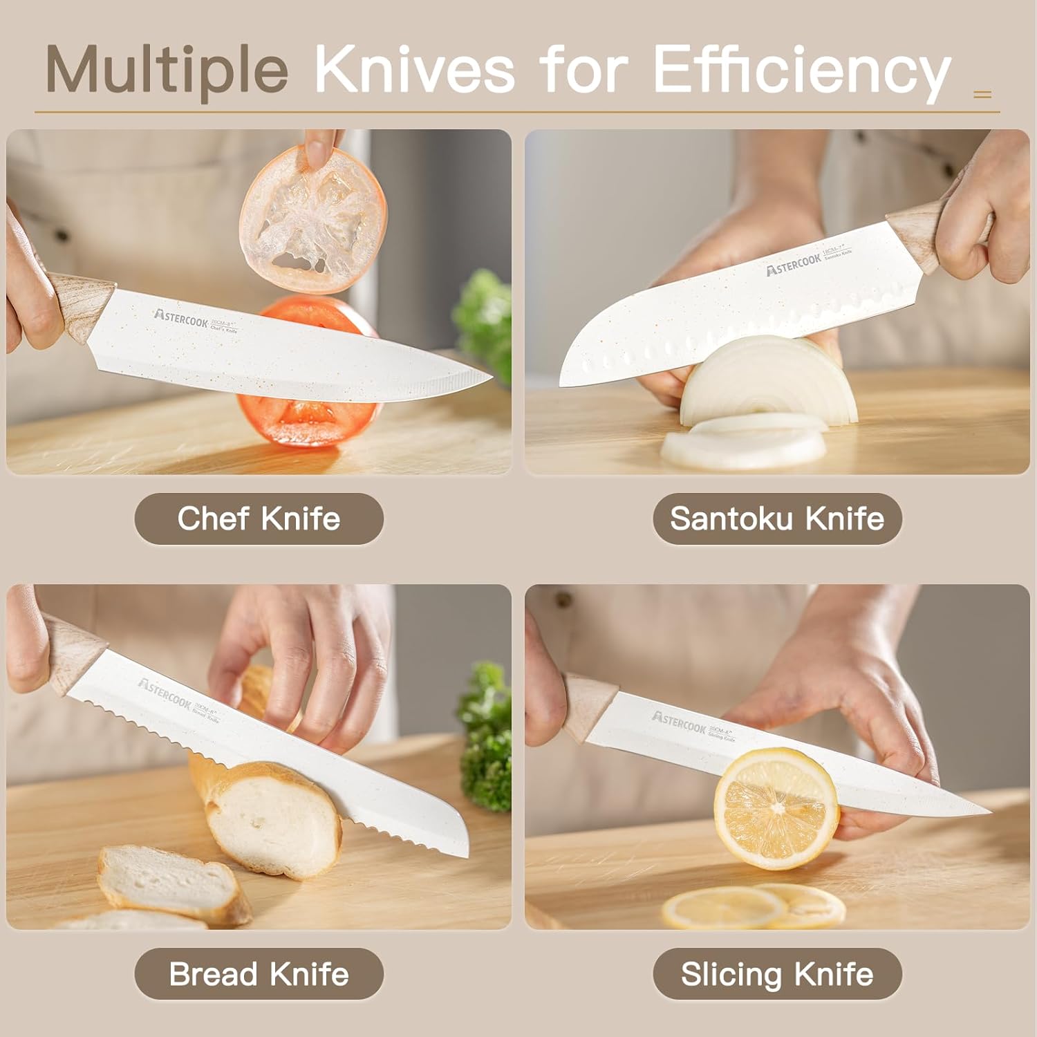 Resealable Knives Set
