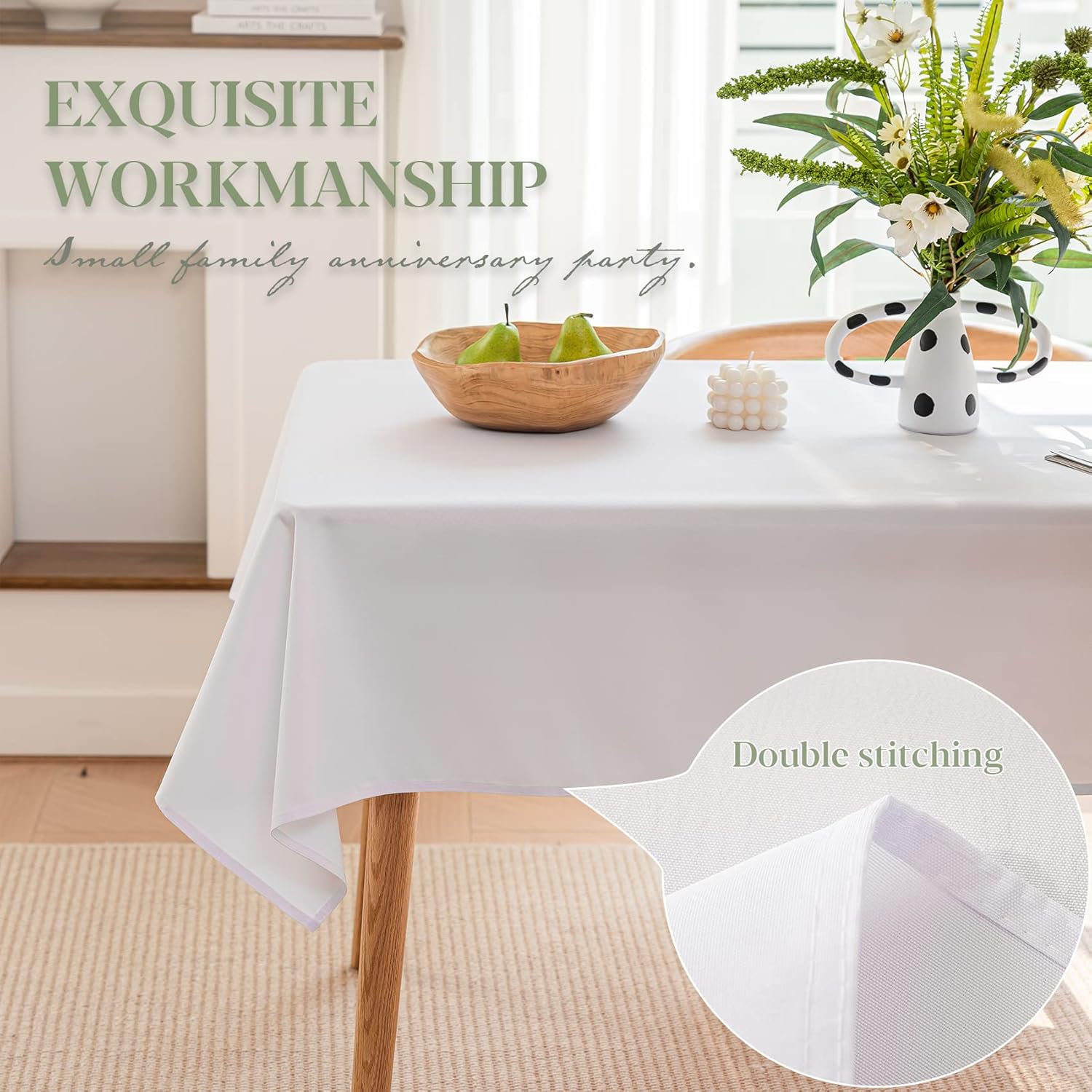 Sturdy 60x84 inch Tablecloth