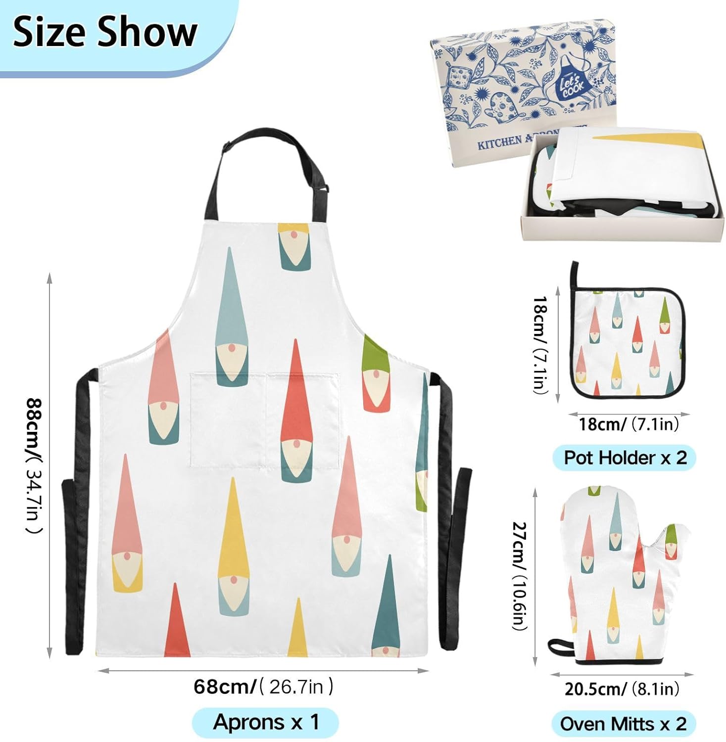 Adjustable heat-resistant chefs apron