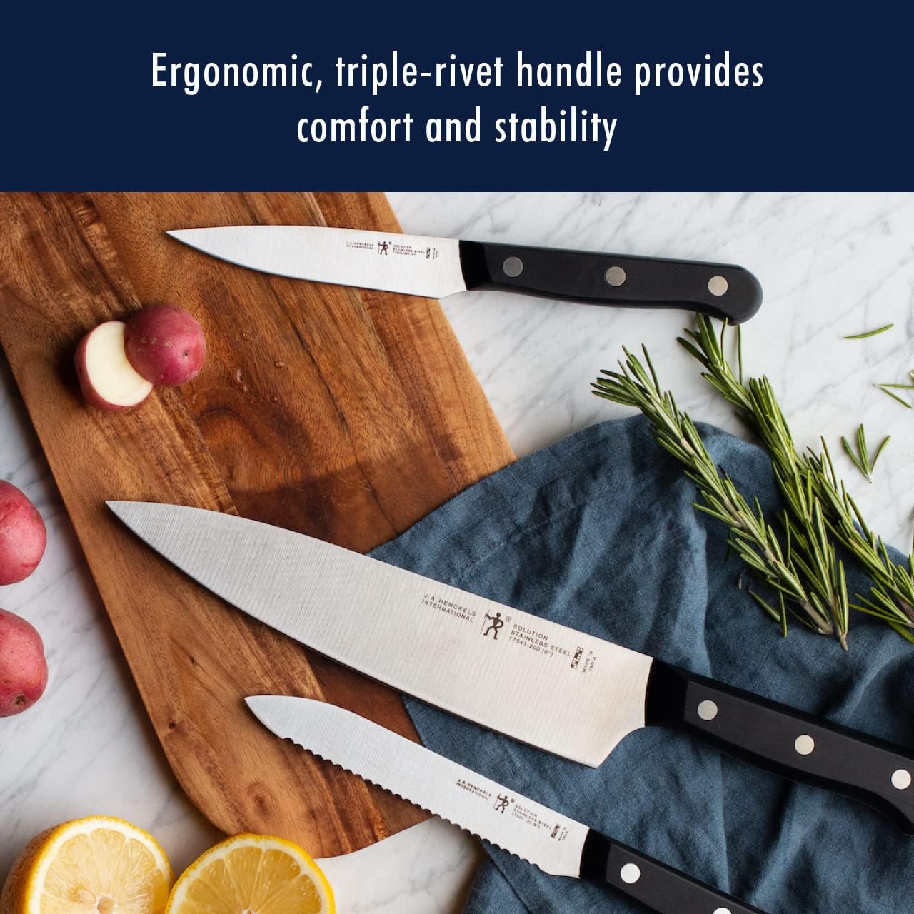HENCKELS Solution Razor-Sharp 16-Piece Knife Block Set