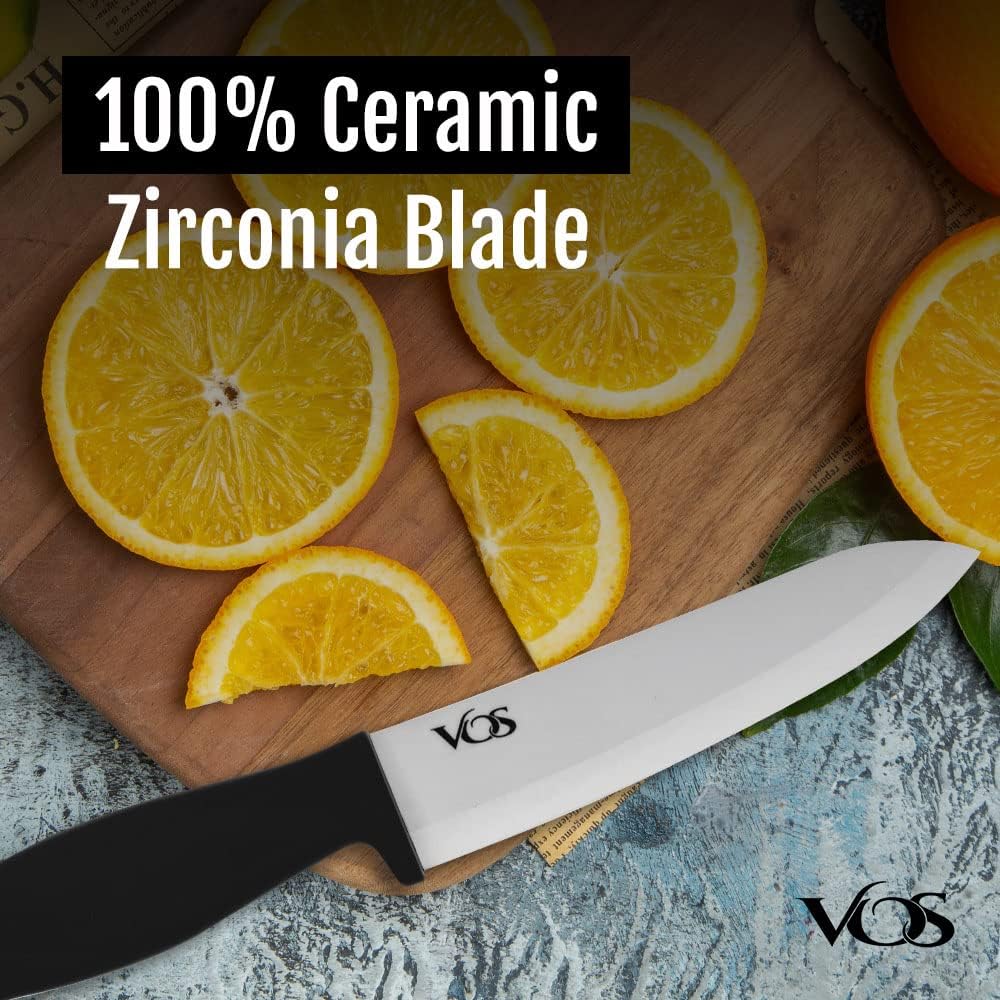 Ceramic Knife Set Sharp Durable Perfect for Kitchen Tasks