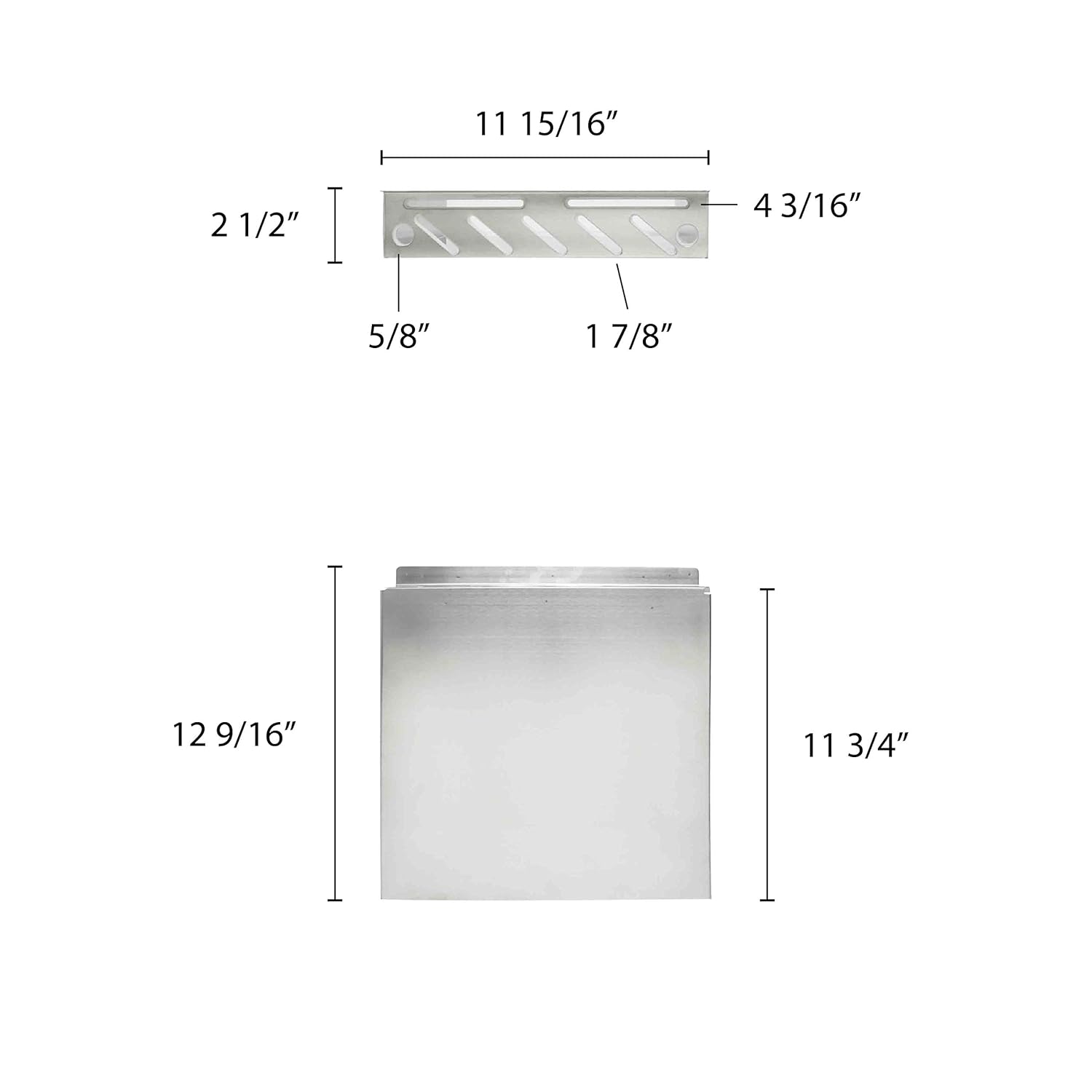 Thunder SLKR012 9-Slot Stainless Steel Knife Rack