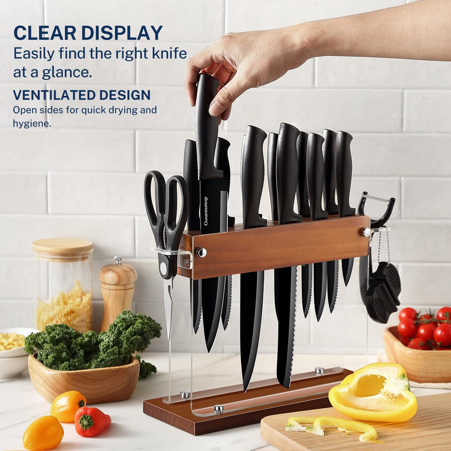 Perfect 15-Piece Kitchen Knife Set