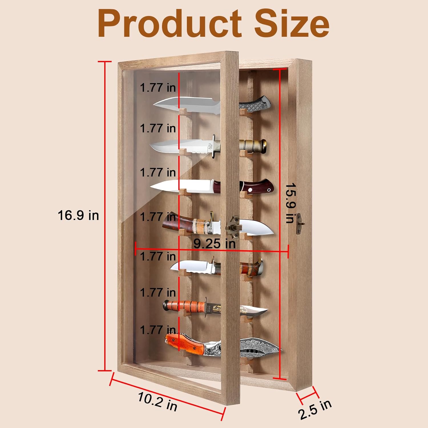 Knives Collection Display Case