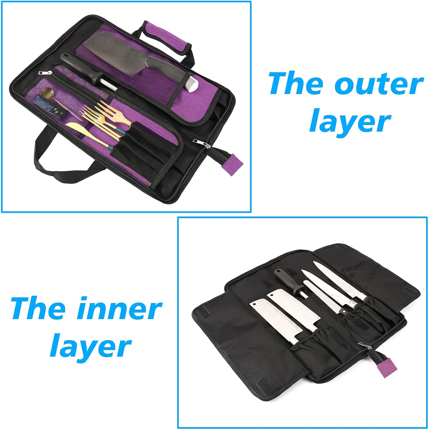 Premium Heavy Duty Chefs Knife Roll Bag