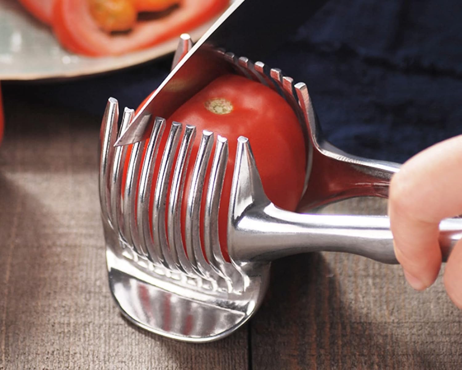 Tomato Lemon Slicer Holder Sharp Reliable