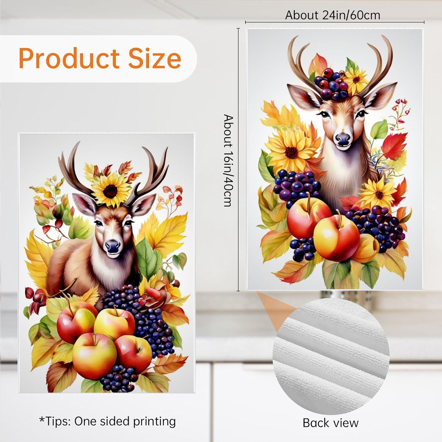 Fall Farmhouse Design 16x24 Microfiber Towels