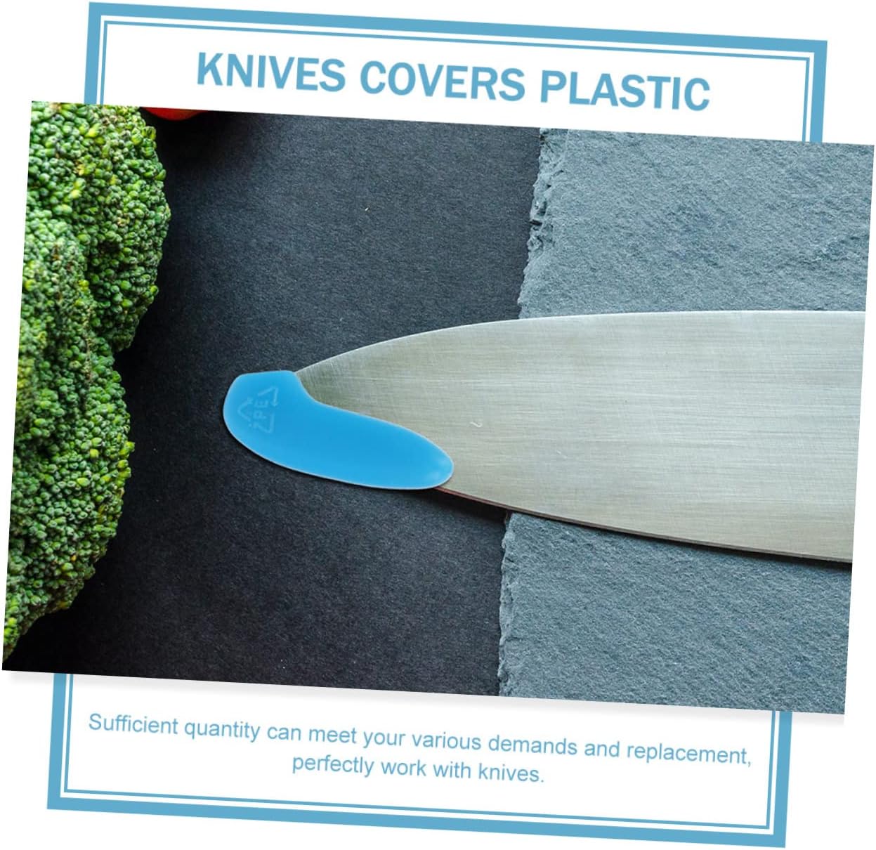25-Piece Anti-Scratch Knives Tip Guards Kitchen Safety Protector